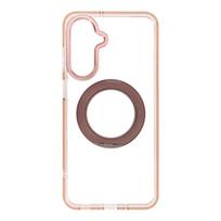 Case for Samsung A17 / A18 Frame Circle Stand compatible with MagSafe gold
