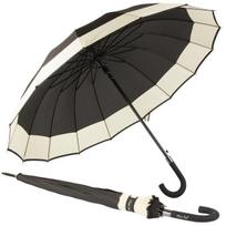 Didelis skėtis Perfee XXL, 16 stipinų, 108 cm, juodas