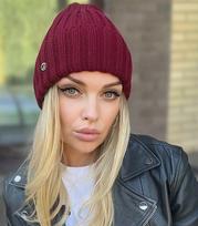 Caskona moteriška skrybėlė LUSH*03, bordo