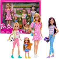 Barbie ir seserys: Chelsea, Skipper, Stacie ir Barbie lėlių rinkinys, uniwersalny