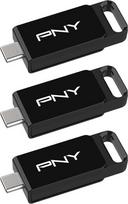 USB laikmena Pendrive PNY Elite 3-Pack, 128GB (P-FD128X3ELC-GE)