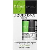 DaVinci Laboratories, Gluconic® DMG skystis, 300 mg, 60 ml (2 skysčio uncijos)