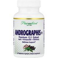Paradise Herbs, Andrographis+, 60 vegetariškų kapsulių