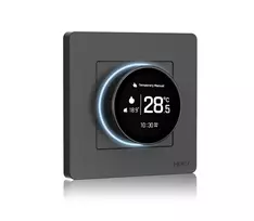 MOES Smart thermostat for gas/water boiler, dark grey, ZigBee, TUYA