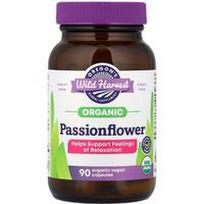 Oregon's Wild Harvest, Ekologiška pasiflora, 90 ekologiškų veganiškų kapsulių (400 mg vienoje kapsulėje)