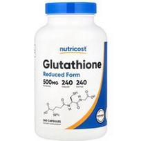 Nutricost, Glutationas, 500 mg, 240 kapsulių