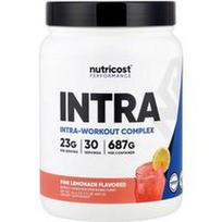 Nutricost, „Performance“, treniruotės metu vartojamas kompleksas, rožinis limonadas, 687 g