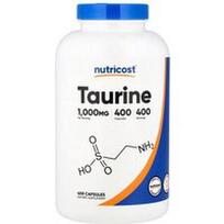 Nutricost, Taurinas, 1000 mg, 400 kapsulių