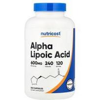 Nutricost, Alfa lipoinė rūgštis, 240 kapsulių (300 mg vienoje kapsulėje)