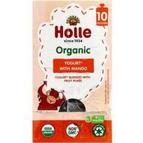 Holle, Ekologiškas jogurtas su mangais, nuo 8 mėnesių, 10 pakelių po 85 g