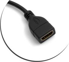 Mini Hdmi kampinis adapteris į Hdmi laidas, 16 cm