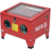 Yato smėliavimo kabina YT-55840, 90 l, 0.27-0.82 MPa, 424-707 l/min, 230 V, 8 W, 50 Hz, 12 V, 667 mA, 6.5 l, 4 purkštukai
