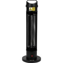 Yato YT-99520 nešiojamas infraraudonųjų spindulių šildytuvas, 800W, 220-240V, IP44, 2-3m², 1.9m, aliuminis, juodas