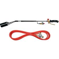 Yato Dujų degiklis su piezo uždegimu YT-36741, 65 kW, 0.25 MPa, 4640 g/h, 900 mm, 5 m žarna, 1 puodelis, 60 mm