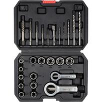 Yato varžtų ekstraktorių rinkinys YT-06037, 26vnt., 3/8" (9.5mm), CrMo42, HSS, varžtų, veržlių atsukimui