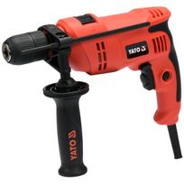 Yato smūginis gręžtuvas YT-82034, 710W, 220-240V, 50Hz, 0-2800 aps./min, 0-44800 smūg./min, 13mm griebtuvas, 25mm mediena