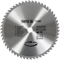Yato diskinis pjūklas YT-6082, 350mm, 54 dantys, 30mm, 4500 min⁻¹, 3.5mm, 2.5mm, volframo karbidas, medienai, plastikui
