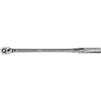 Yato dinamometrinis raktas YT-07601, 65-335 Nm, 1/2" 12.7 mm, ±4 %, 518-540 mm, lydinio plienas, sukimosi jungiklis