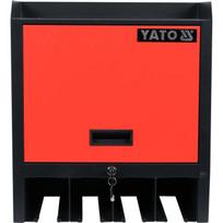 Yato įrankių spintelė YT-09093, 480x430x280 mm, 1.5 mm, plieno lakštas, 2 raktai, 4 kišenės, miltelinis dažymas
