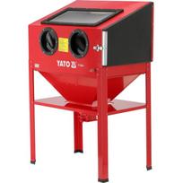 Yato Vertikali smėliavimo kabina YT-55841, 220l, 12W, 230V, 50Hz, 0.82MPa, 424-707l/min, 17l, plieno lakštas
