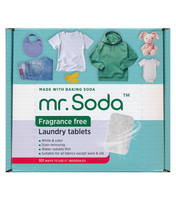 Bekvapės skalbinių tabletės MR. SODA, su soda, 30 vnt.