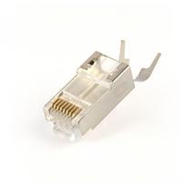 Gembird modulinis kištukas LC-PTF7-01/100, CAT7, 8P8C, RJ-45, 15u auksuotas, 100 vnt., ekranuotas, FTP, SFTP