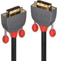 Lindy DVI-D Dual-Link Cable, Anthra Line black/grey, 10 meters