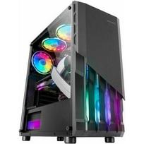 Mars Gaming MCX2 Tower PC Case, ATX, 2 Fans, Black | 8435693101949 | 8435693101949