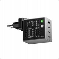 charger PowerNeed SHARGE Pixel 100 GaN Charger, 100W, 3x USB-C, 1x USB-A - grey (CDT-SG-100-EUR-DZP-HUI) | CDT-SG-100-EUR-DZP-HUI | 6973154658387