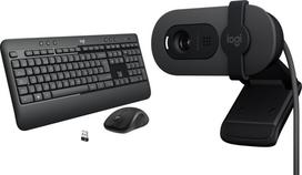 Klawiatura + mysz Logitech MK540 Advanced US (920-008685) + Brio 100 (960-001585) | 6094054844882 | 6094054844882