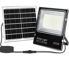 Aigostar-LED Saulės LED prožektorius/200W/3,2V 3600mAh 3000K/4000K/6500K IP66 + su nuotoliniu pultu
