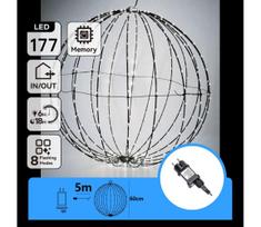 Aigostar - LED Lauko kalėdinė dekoracija LED/3,6W/230V 60 cm IP44 šaltai balta