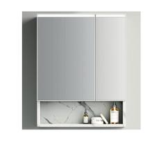 BRILAGI - LED veidrodinė vonios spintelė su apšvietimu TRABIA DOUBLE 60x70 cm