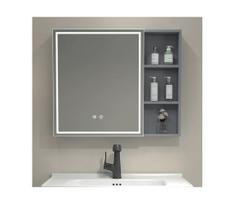 BRILAGI - LED veidrodinė vonios spintelė su apšvietimu NOTO SINGLE 60x65 cm