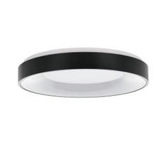 Eglo 55802 - dimeriuojamas LED lubų šviestuvas 4xLED/8,1W/230V Ø 48 cm juodas + su nuotolinio valdymo pultu
