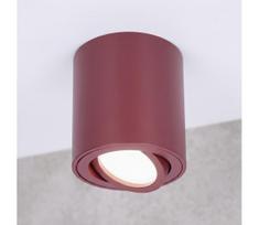 BRILAGI - Taškinis šviestuvas MIA 1xGU10/30W/230V 84x80 mm bordo