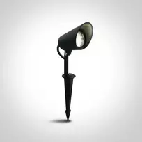 8W LED įsmeigiamas sodo šviestuvas, juodas, 3000K, 67458/B/W
