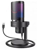 Ausinės su mikrofonu FIFINE  A9 RGB Black(2)