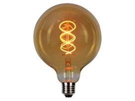 Stalinė lempa iLike  LED spuldze E27 4W 1800K 210lm 220-240V FILAMENT G125 GLOBE RETRO VINTAGE GOLD DIMMABLE LED line PRIME