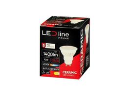 Stalinė lempa iLike  LED prozektors GU10 230V 10W 1400lm 120 degrees  neitrali balts  keramisks  LED line PRIME