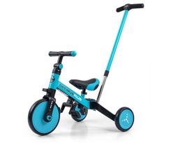 Vaikiškas triratukas Milly Mally Optimus Plus 4in1 Blue