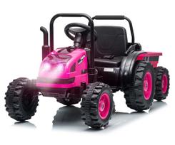 Milly Mally Farmer Pink Vaikiškas traktorius su priekaba
