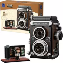 Konstruktoriaus kaladėlės Pantasy Retro collection Veidrodinis dviejų objektyvų fotoaparatas
