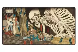 Pelės kilimėlis "LIT Pelės kilimėlis" Skeleton Spectre, by Utagawa Kuniyoshi - 900x400x3 mm