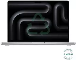 Apple Atnaujintas MacBook Pro 2024 Retina 14" - M4 Pro / 24GB / 512GB SSD / Sidabrinis (būklė kaip naujas)