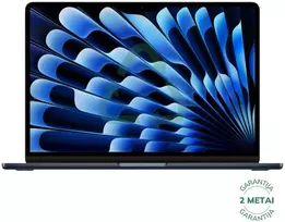 Apple Atnaujintas MacBook Air 2025 Retina 15" - M4 / 16GB / 256GB SSD / Midnight (būklė kaip naujas)