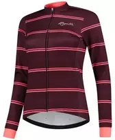 Moteriška žieminė striukė Rogelli STRIPE, bordo