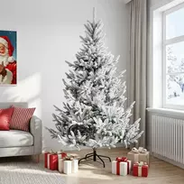 Dirbtinė Sulankstoma Kalėdų Eglutė 210 cm PVC ir metalas