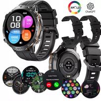 Išmanusis laikrodis Cubot X3 AMOLED su barometru, pulso matuokliu, skambučių funkcija, tvirtas karinis korpusas