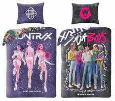 Jaunatviškas patalynės komplektas „Demon Hunters K-Pop“, 140 × 200 cm